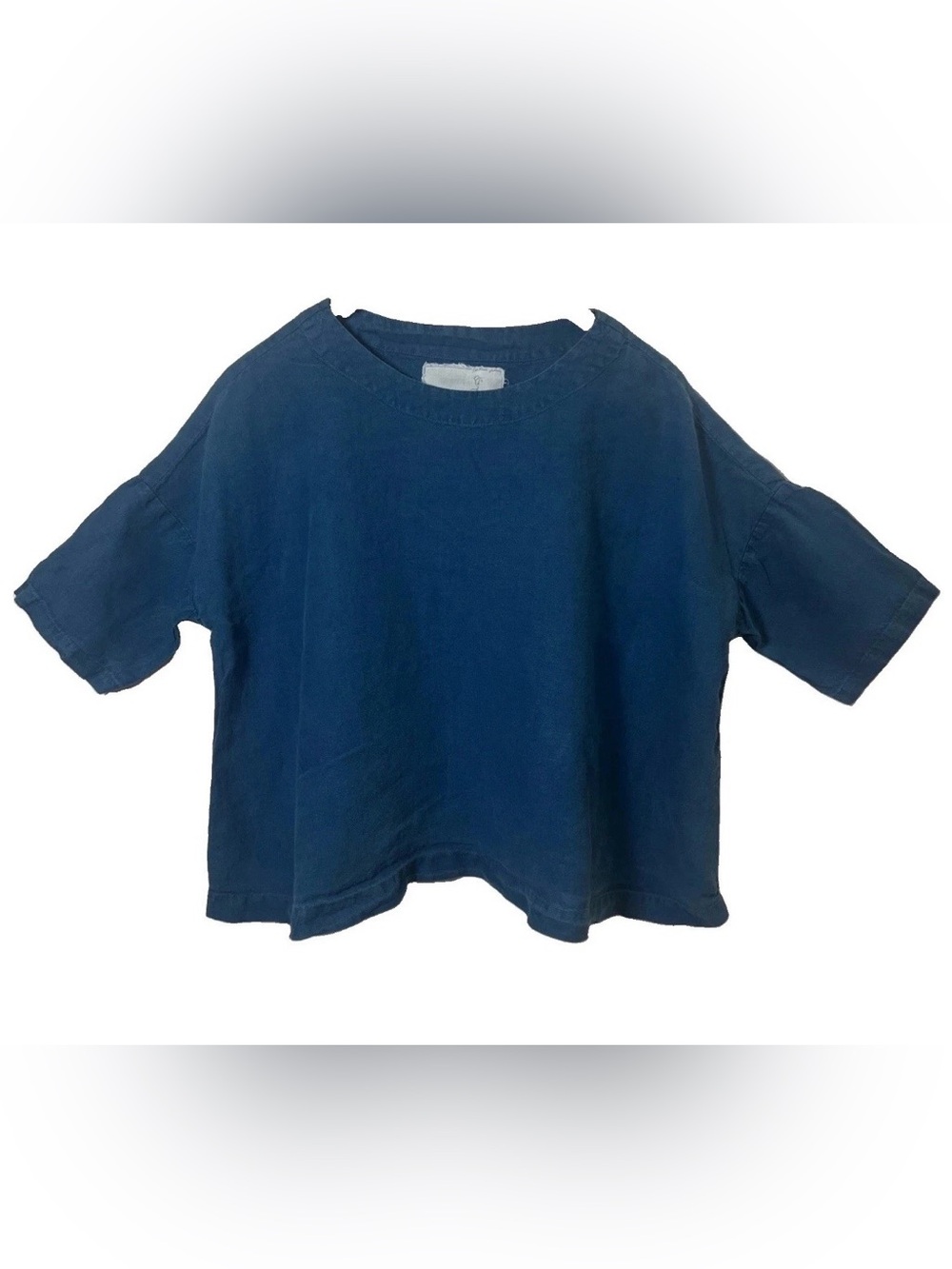 NotPERFECTLINEN TOP Teal One Size Langenlook
